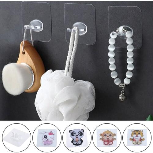 1/4pc Toothbrush Holder Wall Mounted Toothbrush Hanger Waterproof Moisture-proof Toothbrush Rack Stable Storage Rack Cartoon Set