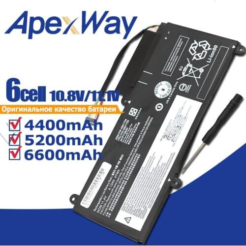 ApexWay 4120mAh laptop Battery For Lenovo 00HW022 45N1752 45N1753 45N1754 45N1755 45N1756 45N1757 3ICP7/38/64 3INP7/38/64-2q
