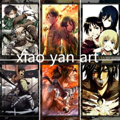 Attack on Titan Alan Jaeger Anime 5D DIY Full Diamond Embroidery Diamond Painting Diamond Mosaic Cross Stitch Kit Room Decor