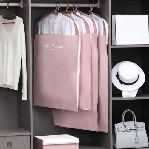 Cover For Clothes Hanging Garment Bag Clothes Storage Suit Bag Protector De Ropa Portant Vetement Rangement Dust Covers
