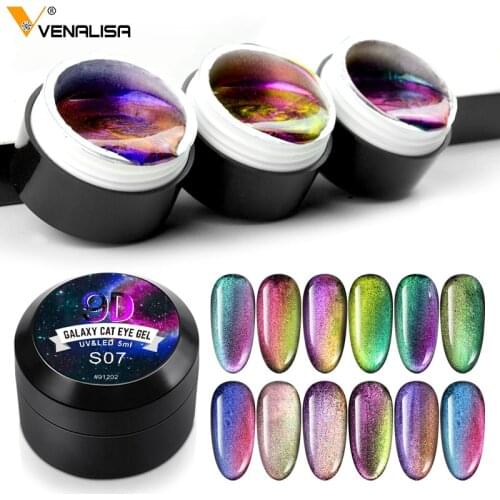 Venalisa 9d cat eyes magnetic Gel Polish Nail Art Design Manicure 7.5/5Ml Soak Off Enamel UV Gel Nail Polish Lacquer Varnish