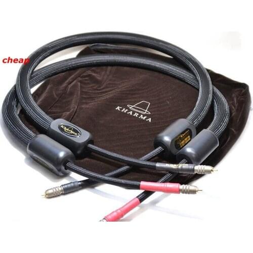 Free shippping Kharma KIC-GR-1B Grand Reference audio RCA cable interconnect cable with RCA connector plug
