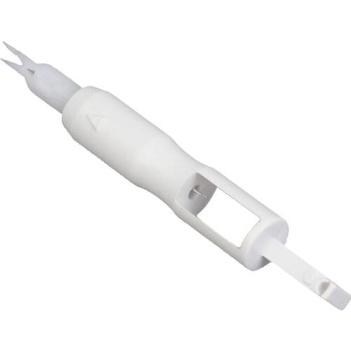 Needle Threader Insertion Applicator Handle Thread For Sewing Tool Machine Sew White 7.2*1 CM