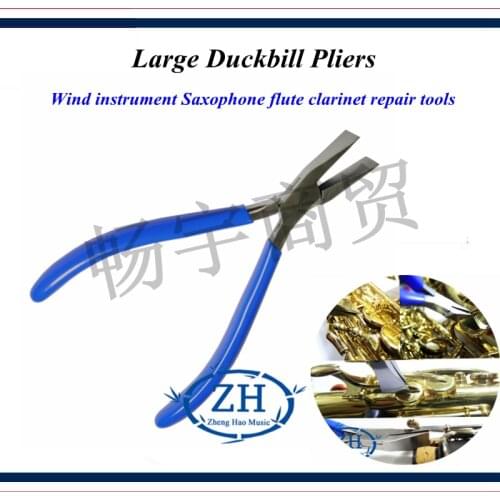 Wind instrument Saxophone flute clarinet repair tools Large Duckbill Pliers key adjustment tool Pull out key shaft