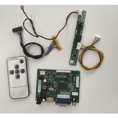 Kit Work for LB121S03 TL 800x600 30pin LED 2AV Controller Board remote Screen driver panel LCD HDMI VGA monitor DIY LVDS