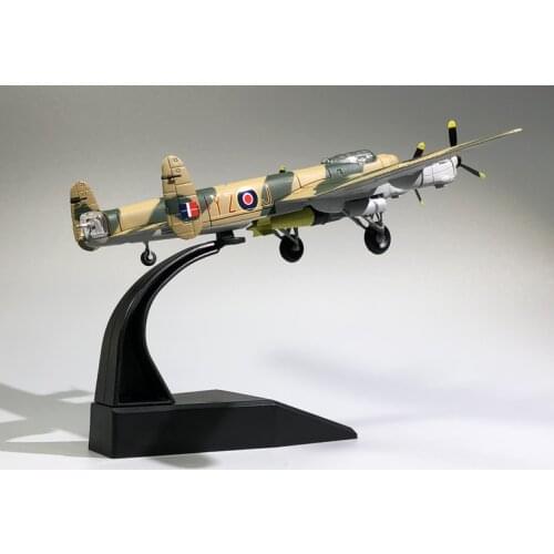 WW2 English Air Force Plane Model Lancaster Dam-buster 617 Bomber Squadron Diecast 1:144 Army Fan Collection