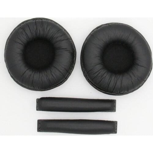 Soft Leather Headphone Ear pads Cushion Pads ForSennheiser PX200 PX80 PC36 PX100 PMX100 PMX200 PXC300 PXC250 Earpads (black)