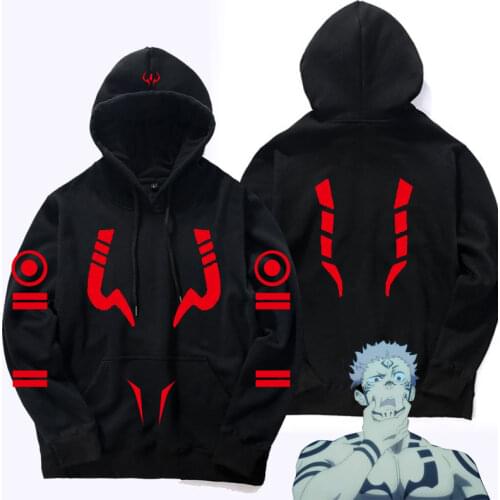 New JUJUTSU KAISEN Yuji Itadori Hoodie Cotton Coat Mens Clothing Casual Women Autumn Winter Warm hooded Sweatshirts