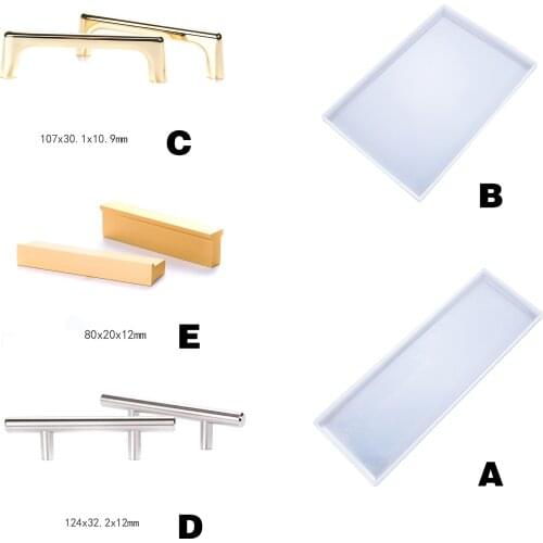 Resin Tray Silicone Mold Plate Dishes Mould DIY Epoxy Casting Handle Craft MUMR999