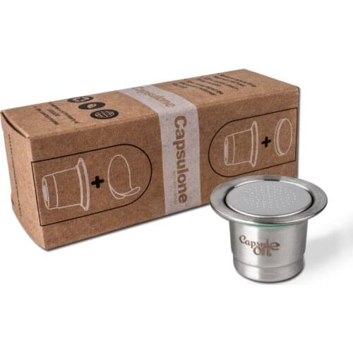 Steel capules fit for nespresso