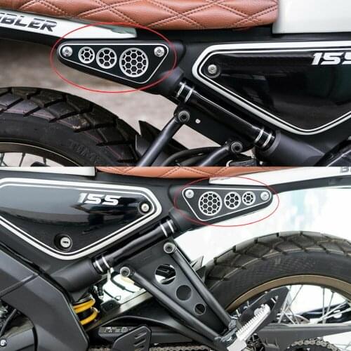 Motorcycle CNC Rear Panel Guards Frame Cover Plate Protector Set ( Left & Right Side ) For YAMAHA XSR 155 XSR155 2019 2020 2021