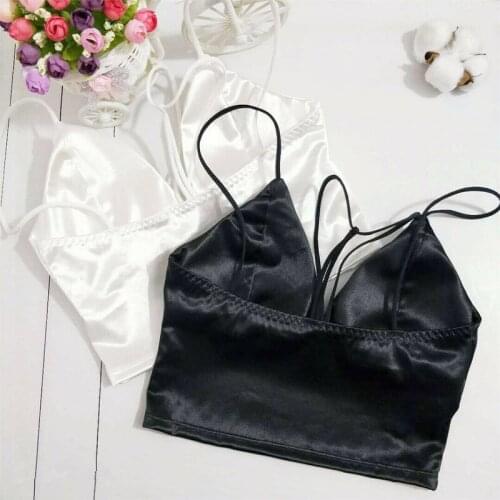Women Lady Casual Tops Tube Chest Wrap Bandeau Underwear Black White Wrapped Chest Strap Chest Pad Underwear