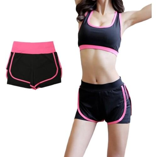 Women Jogger Fitness Gym Yoga Shorts Exercise Quick Dry Tights Elastic Running Workout Short Plus Size Leggings For Ladies Sport