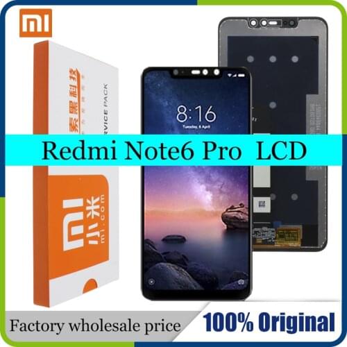 6.26'' Original LCD For Xiaomi Redmi Note 6 pro LCD Display Touch Screen Digitizer +Frame Assembly For Redmi Note6 Pro LCD