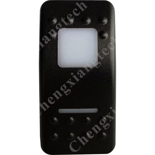 10 x White - Backlit- Switch Caps- for Led Car Boat Truck Rv Rocker Toggle Switch Cover Replacing + 132 Night Glow Stickers