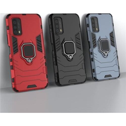 100pcs/lot Ring Car Holder Case For Huawei Honor Y8S Enjoy Z 20 Honor 9X 30 Lite Play 4 X10 MAX V30 ProHybrid 2 in 1 Armor Cover