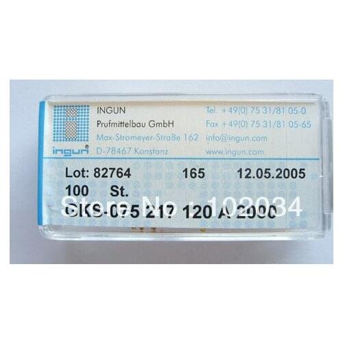 100PCS/LOT INGUN GKS075-217-120 GKS075 217 120 A 2000 Spring Test Probe Pogo Pin made in Taiwan
