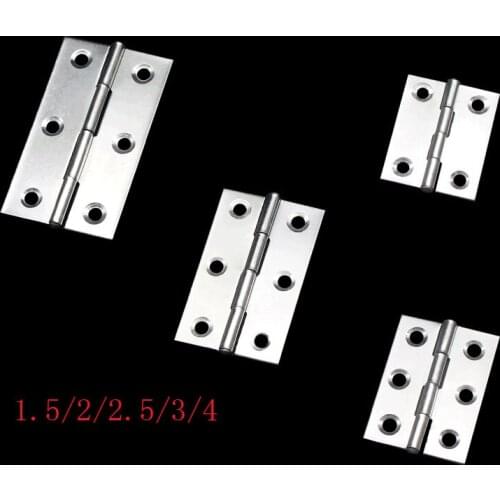 2pcs Stainless Steel hinges for furniture Flap Hinge Counter Backflap Hinge 1.5/2/ 2.5 /3/ 4 inch Hinge