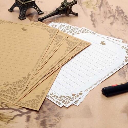 8 Pcs/lot Letter paper love is Vintage Writable love letter letter set writing and correction stationery supplies