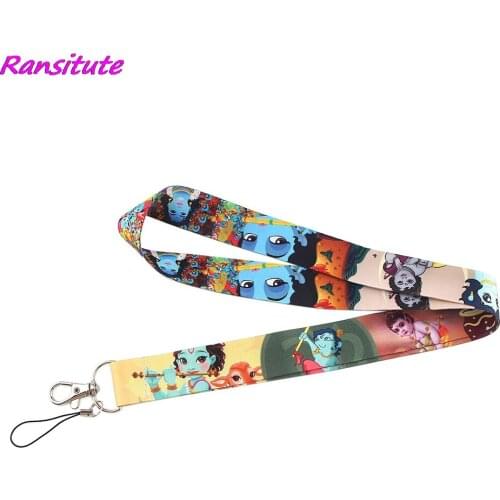 Ransitute R1511 Keychain Tags Strap Neck Lanyards For Keys ID Card Pass Gym Mobile Phone USB Badge Holder DIY Hang Rope