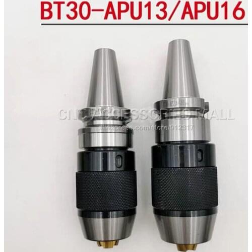 CNC milling tool holder BT30-APU13/APU16 Self-tightening drill chuck