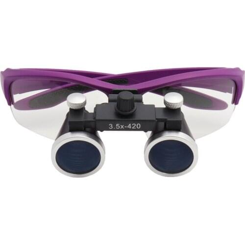 Color Glasses 2.5/3.5X420mm Magnifying Glass Binocular Medical Magnifier Surgical Dental Loupes for ENT Plastic Surgery