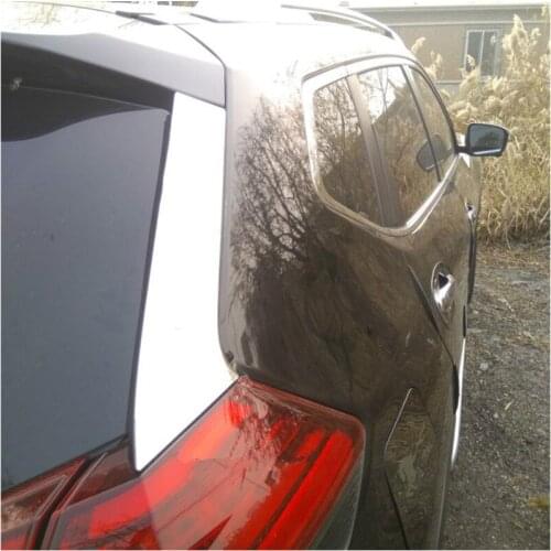 For Nissan X Trail-T32 Rogue 2014 2015 2016 ABS Chrome Window Indiscreta Spoiler Side Guard Trim Cover X track 2 pcs