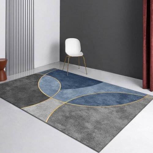 Geometric Abstract Series Carpets for Home Living Room River Polygon Pattern Rugs Bedroom Decorative Floor Anti-Slip Carpet Rug