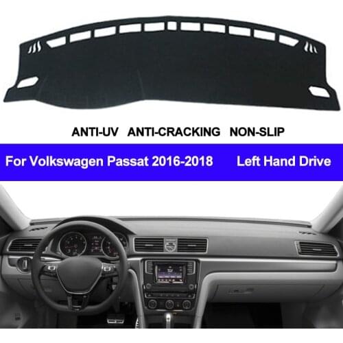 Car Dashboard Cover Dash Mat Dash Pad DashMat Carpet ANti-UV NON-Slip For Volkswagen VW PASSAT 2016 2017 2018 PASSAT B8 New