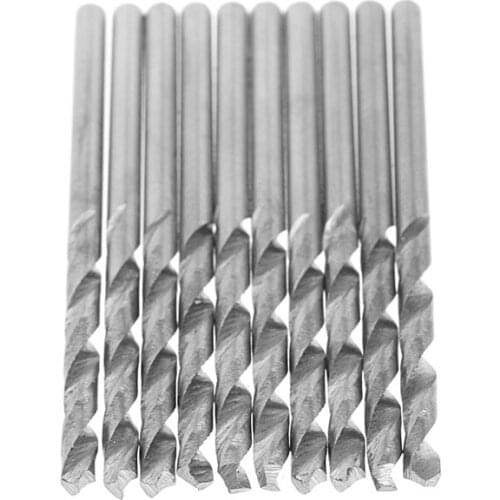 Multifunction 10 Pcs Tiny Micro HSS 1.2mm Straight Shank Twist Drilling Bit