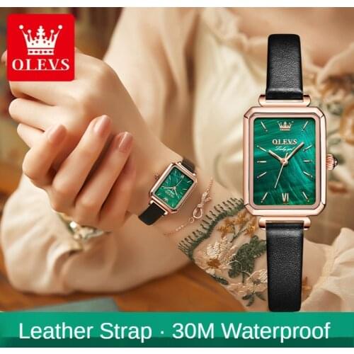 Fashion Watch Small Green Watch Waterproof Belt Ladies Watch Women Quartz Watch