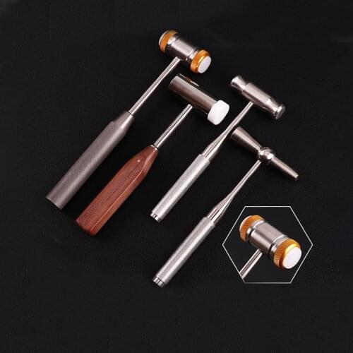 Shanghai Zhonghe Tiangong Stainless Steel Implant Hammer Double Skull Hammer Claw Hammer Rhinoplasty Bone Hammer Equipment