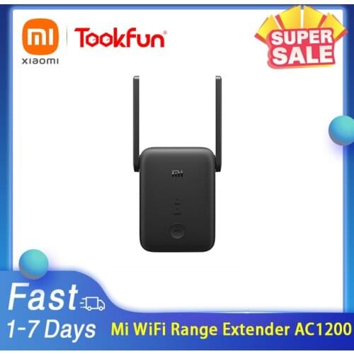 New Global Version Xiaomi Mi WiFi Range Extender AC1200 1200Mbps Ethernet Port 2.4GHz And 5GHz Band Amplifier WiFi Signal Router