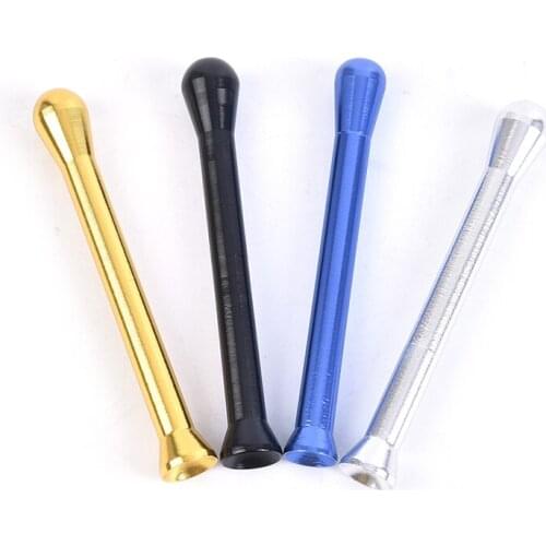 New1PC Aluminum Alloy Snuff Straw Sniffer Snorter Nasal Smoking Pipe Snuffer Nasal Smoking Accessories