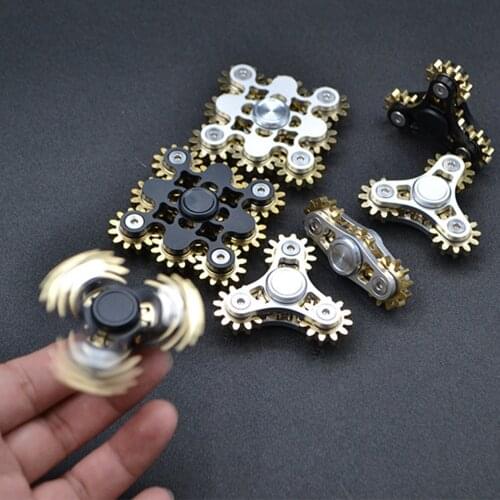 Updated Metal EDC Spinner 3/4/9 Gear Fingertip Gyro Toy Adult Hand Spinner Dropshipping