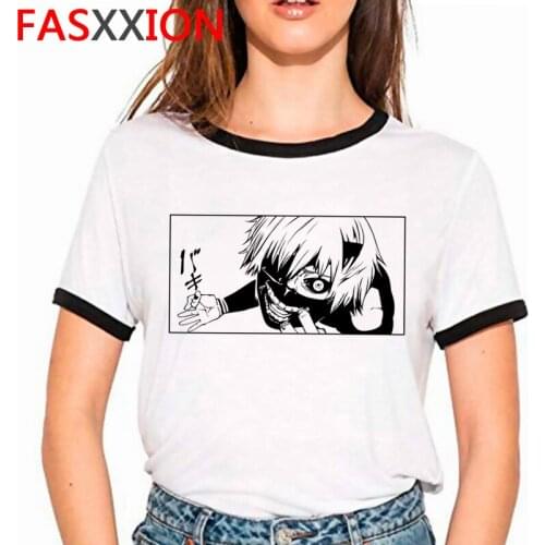 Tokyo Ghoul t Shirt Kaneki Ken t-shirt female couple vintage japanese casual couple clothes t shirt summer top plus size