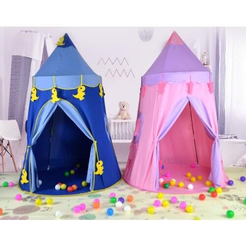 Childrens Tent House Portable Game Kids Castles Tent Outdoor Indoor Toys For Boys Pink Princess Castle For Play Tent
