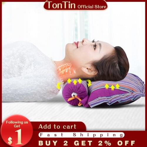 Moxa Pillow for sleep home filling pillow Genuine health care massage Neck Shoulder Back Body Electric Massage Cervical health