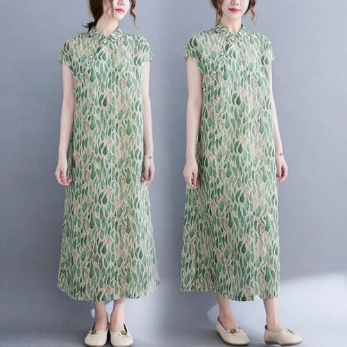 Зеленые летние платья QPFJQD China At AliExpress