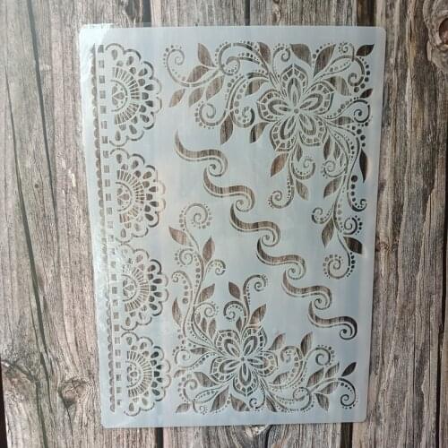 A4 Size DIY Craft Leaves Stencil for Painting on Wood,Fabric,Walls Art Scrapbooking Stamping Album Embossing Paper Cards