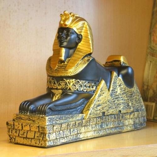 Ancient Egypt Home Decorations Writing Desk Figurines Sphinx Tourist Souvenirs Egypt Art&Craft Living Room Ornaments
