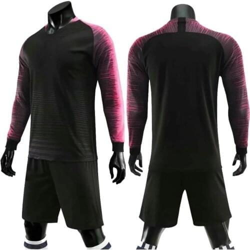 2019 New Boy Soccer Long Sleeves Jersey Set Men kids Football Training Uniforms Child Women Football Tracksuits Sports Suits