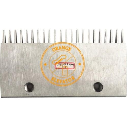 10 Pieces Escalator Aluminum Comb Plate 4090160000 L207mm W113mm Hole Pitch 112mm 22 Teeth