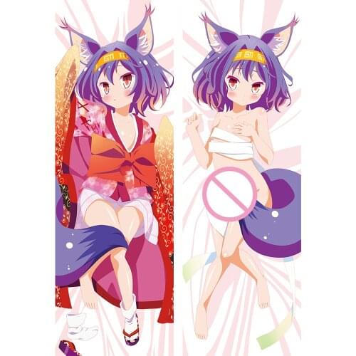 2017-July update Japanese Anime NO GAME NO LIFE sexy girl Hatsuse Izuna Dakimakura pillow cover case hugging Body pillowcase