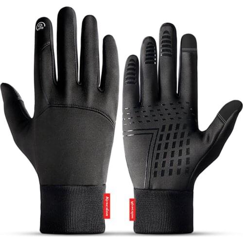 2020 Winter Running Outdoor Sports Gloves Warm Touch Screen Gloves for Gym Fitness Full Fingers Skiing Gloves for Men and Women