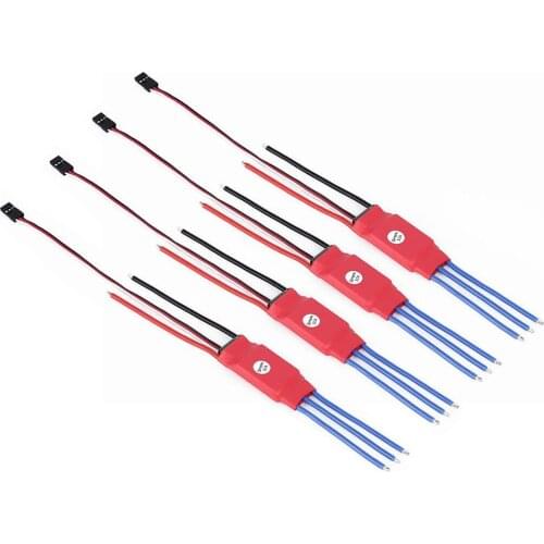 4pcs/batch of Simonk 30A brushless ESC firmware, with 5V 3A UBEC, suitable for four-axis multi-axis UAV fixed-wing aircraft