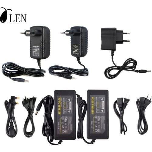 DC5V LED Power Supply 2A 3A 5A 6A 8A 10A Transformer Switch For WS2812B LED Strip Light Adapter SK6812 WS2801 WS2813 Lights