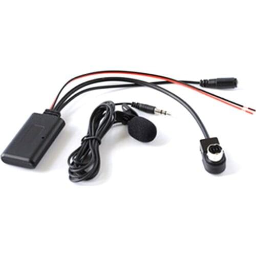 Bluetooth AUX Cable Adapter Wireless Microphone Handsfree Adapter for Alpine KCE-237B CDE-101 CDE-102 INA-W900 CDA-105