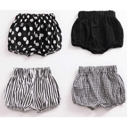 Baby Bloomers Shorts Boy PP Pants Cotton Triangle Solid Dot Striped Print Baby Girls Shorts Summer Trousers ins Shorts pant