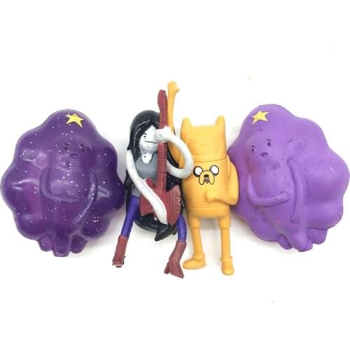 Kids Favor Cartoon Adventure Times BMO JAKE Action Figure Dolls Ice King Collectible Model Toys forkids Birthday Gift